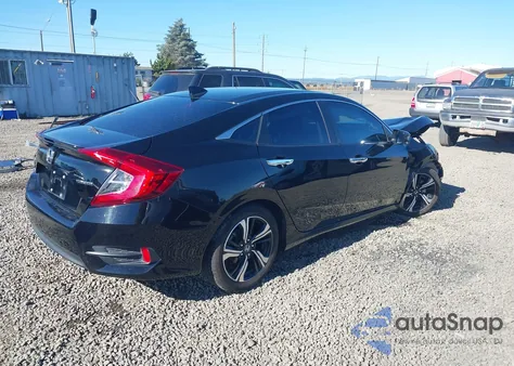 2017 Honda Civic Touring from USA, damaged, VIN 19XFC1F98HE202486